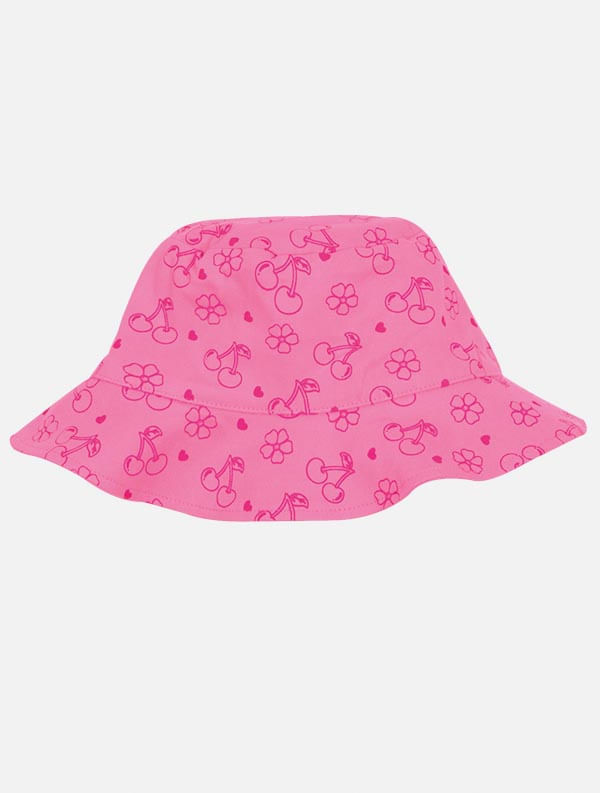 Conjunto Infantil Menina Tutti-Frutti Blusa; Short E Bucket Rosa Mundo Cinti
