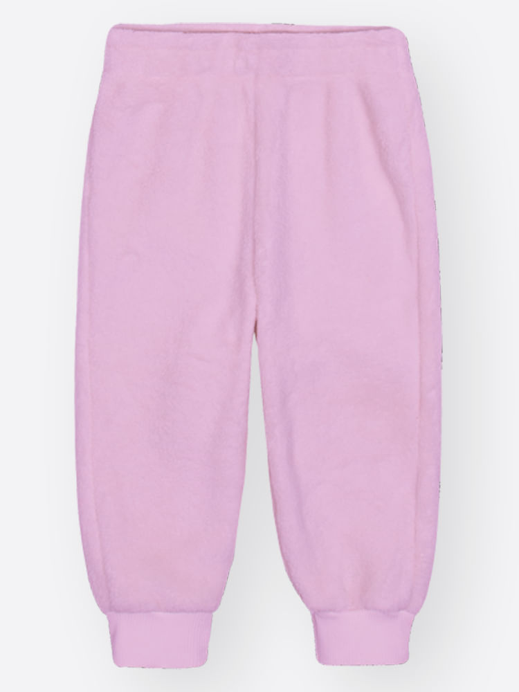 Conjunto Toque Macio em Pelo com Bordado Ursinho – Conjunto de Blusão e Calça Mundo Cinti