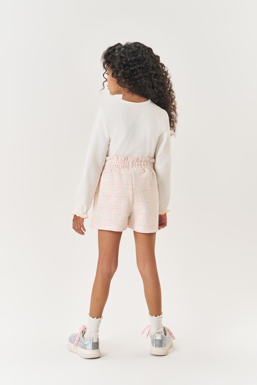 Conjunto Infantil Menina Blusa Magic E Short Verde Mundo Cinti Conjunto Infantil Menina Blusa Magic E Short Verde Mundo Cinti