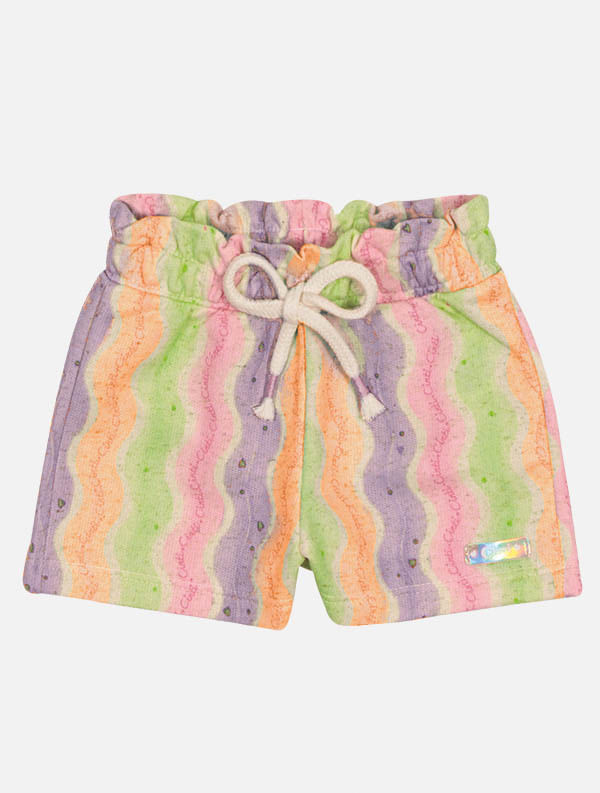 CONJ BODY E SHORTS NATURAL/LJ NEON