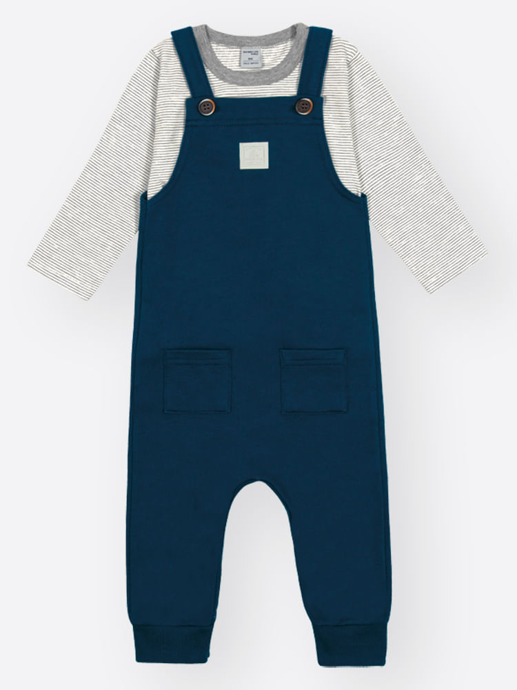 Conjunto Bebê Menino Listrado Divertto