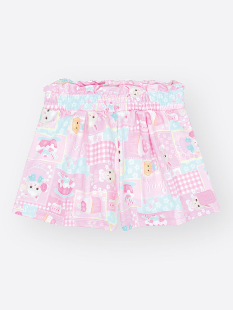 Conjunto Menina com Cheirinho Patchwork Mundo Cinti