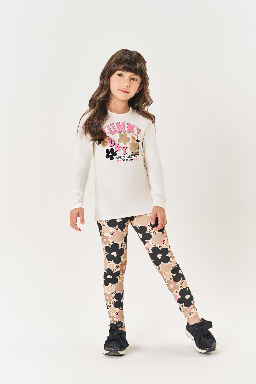 CONJ BLUSA ML E LEGGING NATURAL/BG DUNA