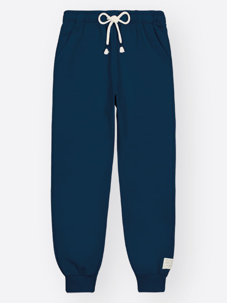 Calça Moletom Jogger Infantil Ajuste Confortável