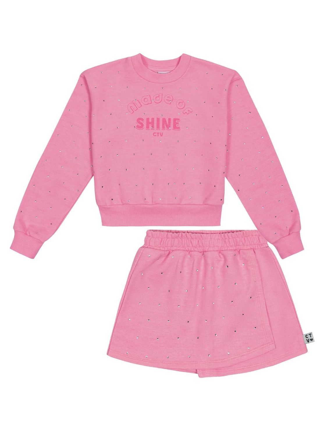 CONJ BLUSAO E SHORTS/SAIA RS BARBIE/RS BARBIE