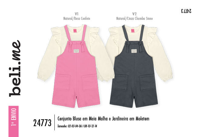 Conjunto Infantil Menina Cool Days Beli.me Conjunto Infantil Menina Cool Days Beli.me