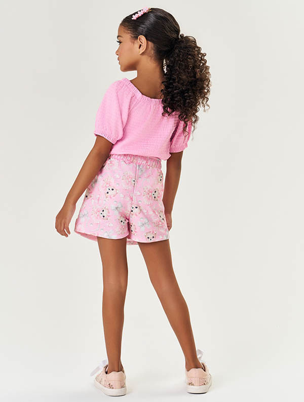CONJ BLUSA E SHORTS/SAIA NATURAL/AZ PROVENCE