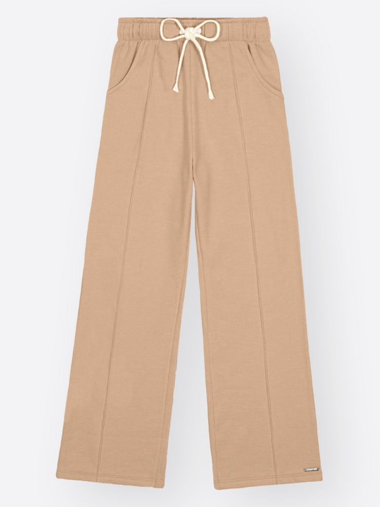 Calça Infantil Moletom Wide Leg Estilo Moderno e Conforto Premium