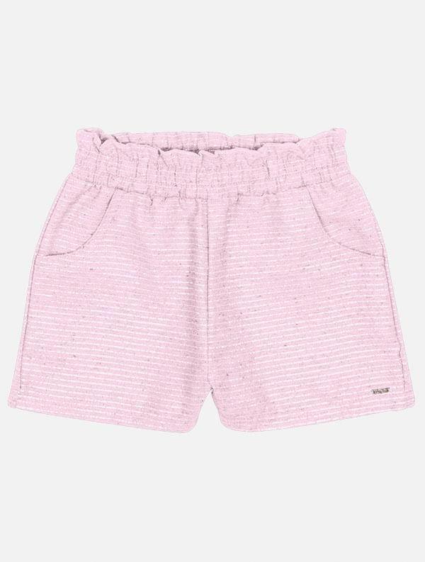 SHORTS ROSA PLIE