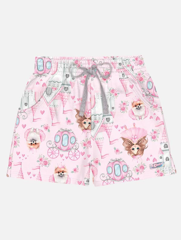 CONJ BLUSA E SHORTS RS CONFETE/RS IOGURT