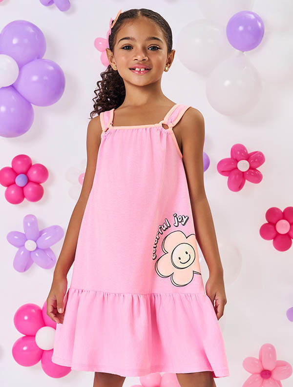 VESTIDO ROSA BARBIE