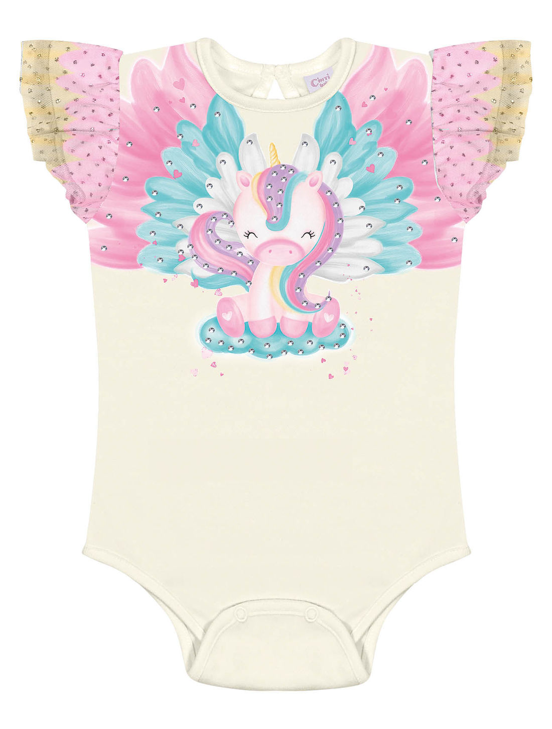 CONJ BODY E SHORTS NATURAL/ROSA IOGURTE
