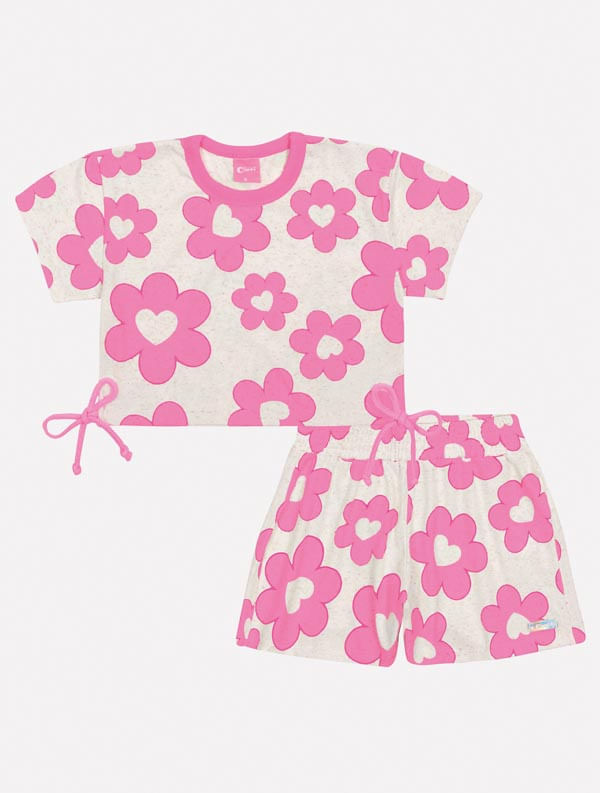 CONJ BLUSA E SHORTS RS CINTI/RS CINTI