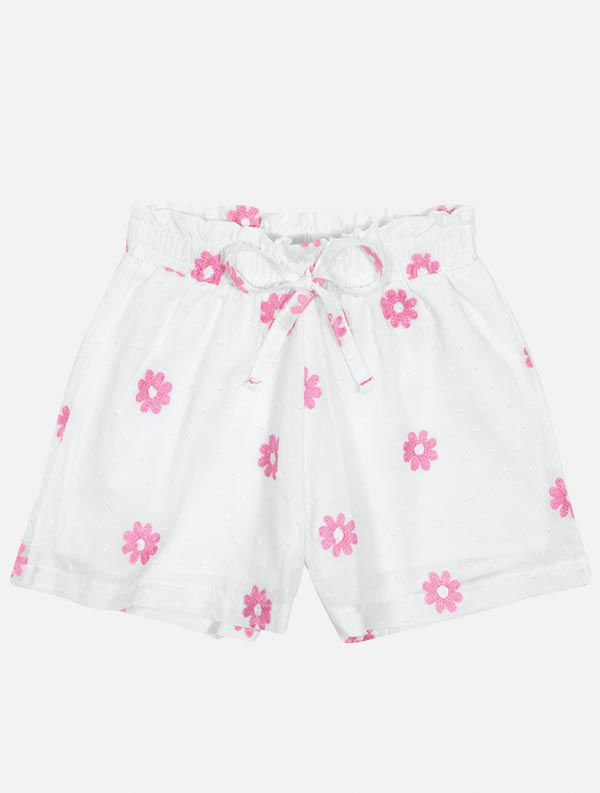 CONJ BLUSA E SHORTS BRANCO/BRANCO