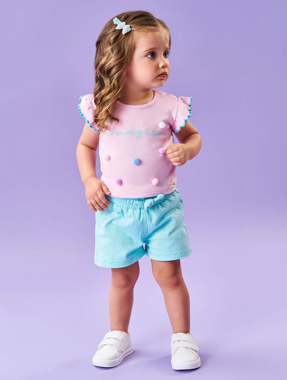 SHORTS ROSA IOGURTE