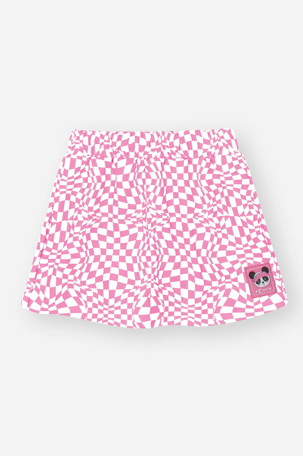 Conjunto Infantil Menina Blusa; Colete Pelo E Short Rosa Mundo Cinti