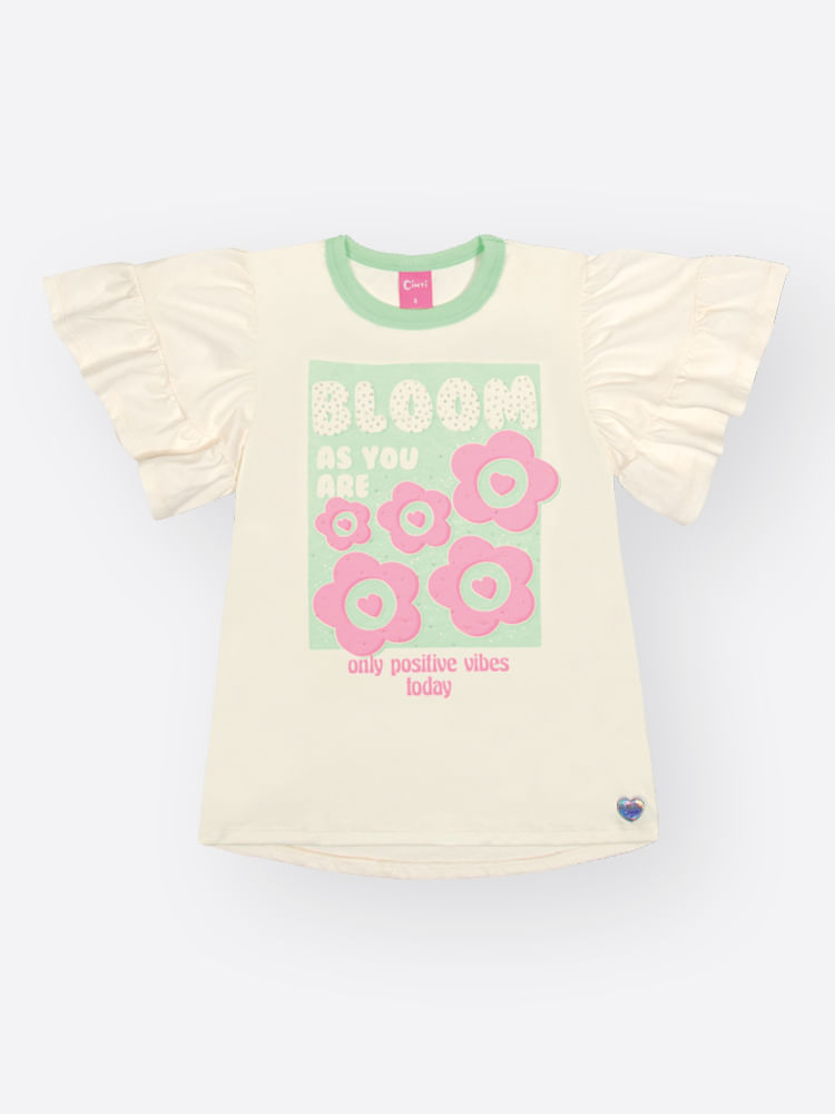 Conjunto Infantil Menina Floral BLOOM Mundo Cinti