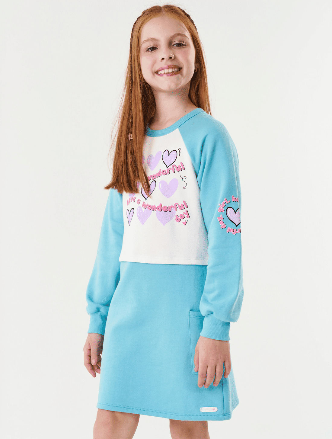 VESTIDO MANGA LONGA AZ MILK