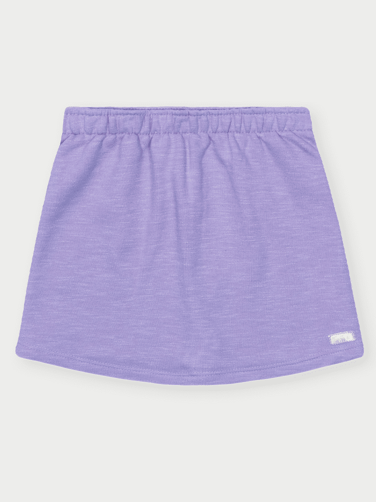 Conjunto Infantil Menina Raposa Listrada Lilás Abrange