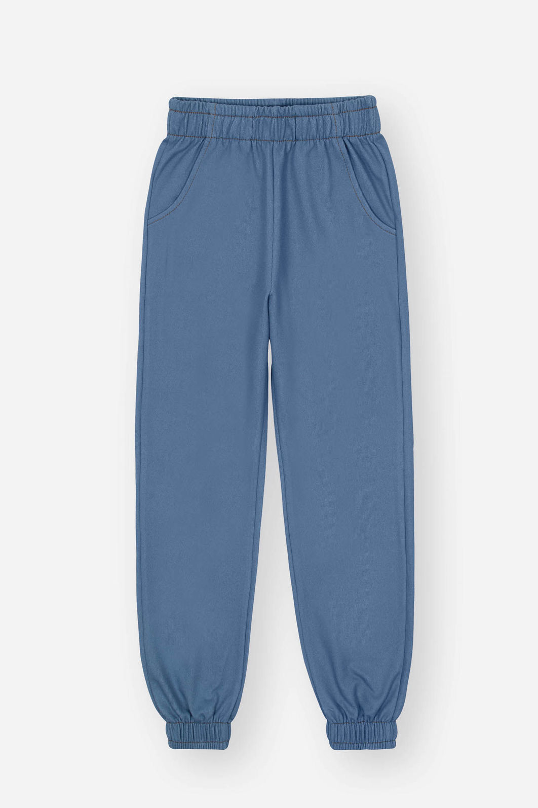 Conjunto Infantil Menina Jaqueta Estampa Costa E Calça Azul Mundo Cinti