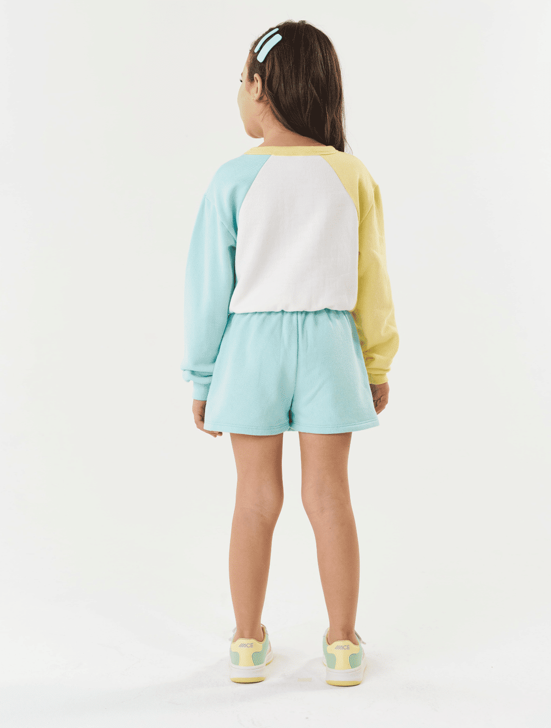 CONJ BLUSAO E SHORTS/SAIA AM BUTTER/VD MINERAL