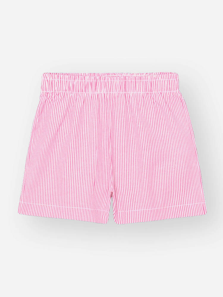 Conjunto Bebê Menina Bata com Laços e Shorts em Tricoline – Look Delicado Cinti Baby ROSA IOGURTE