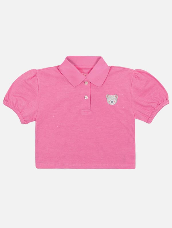 CONJ CAMISA POLO E SHORTS/SAIA ROSA CINTI/ROSA CINT