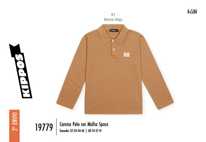 Camisa Polo Infantil Menino Space Horizon Kippos