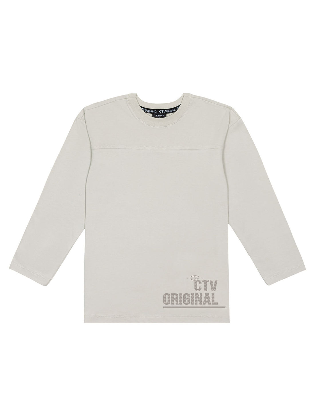 Camiseta Recorte Cinza CTV