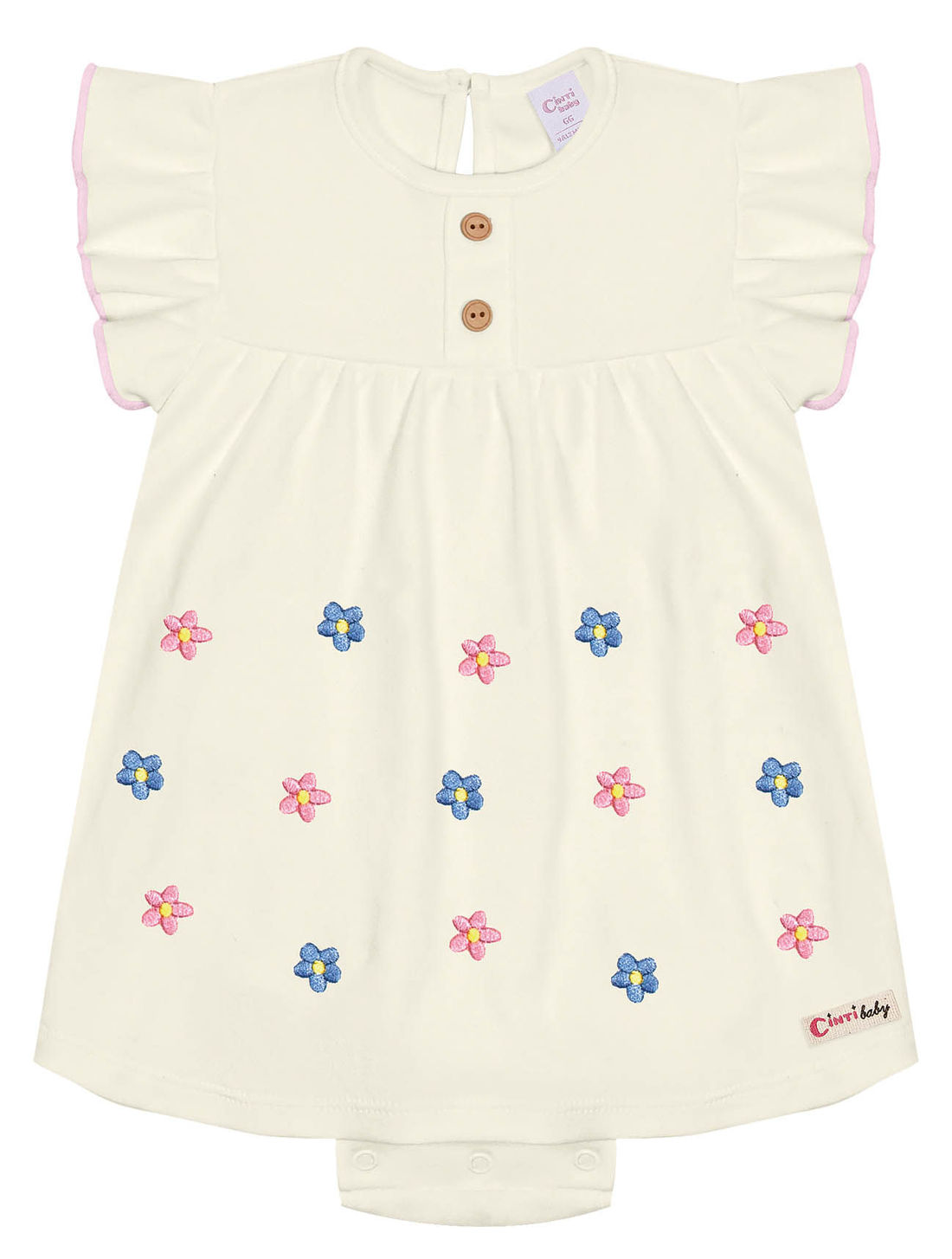 VESTIDO BODY NATURAL/RS PLIE
