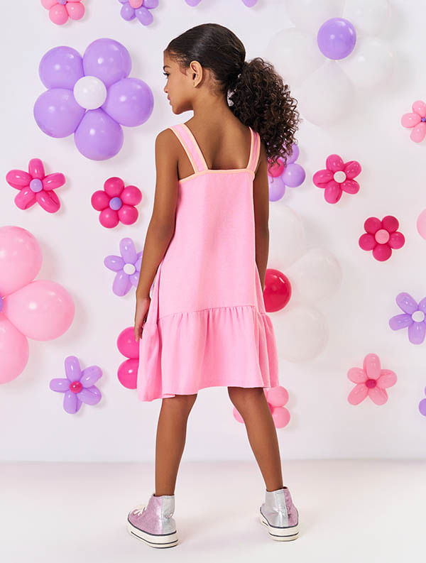 VESTIDO ROSA BARBIE