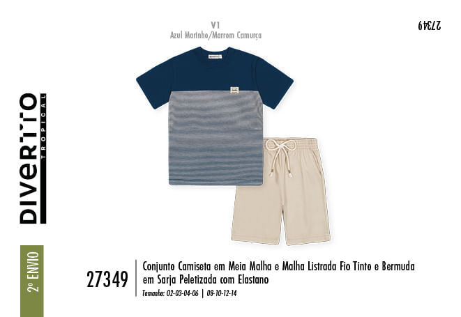 Conjunto Infantil Menino Block Horizon Divertto