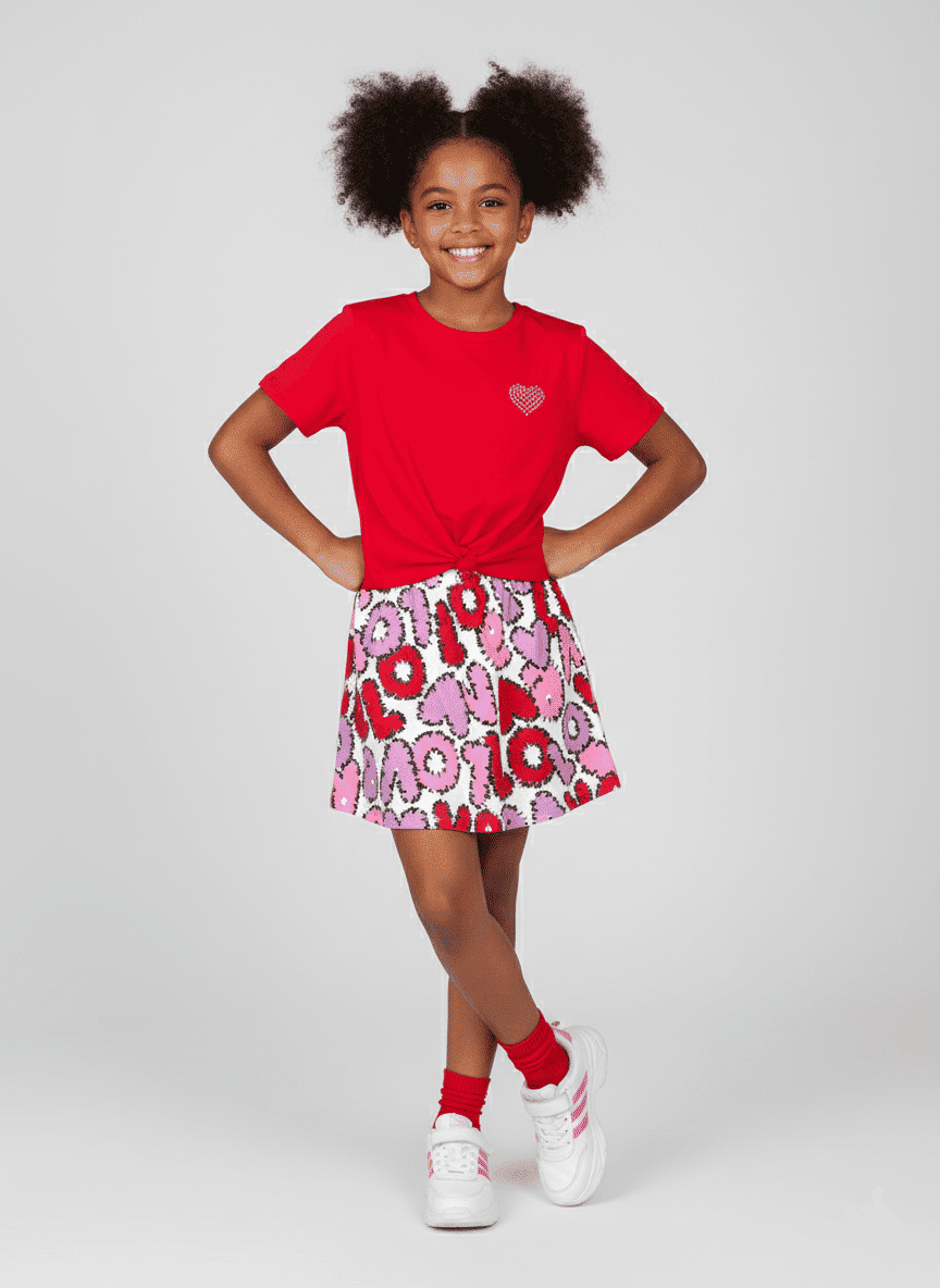 CONJ BLUSA E SHORTS/SAIA VM MARTE/VM MARTE