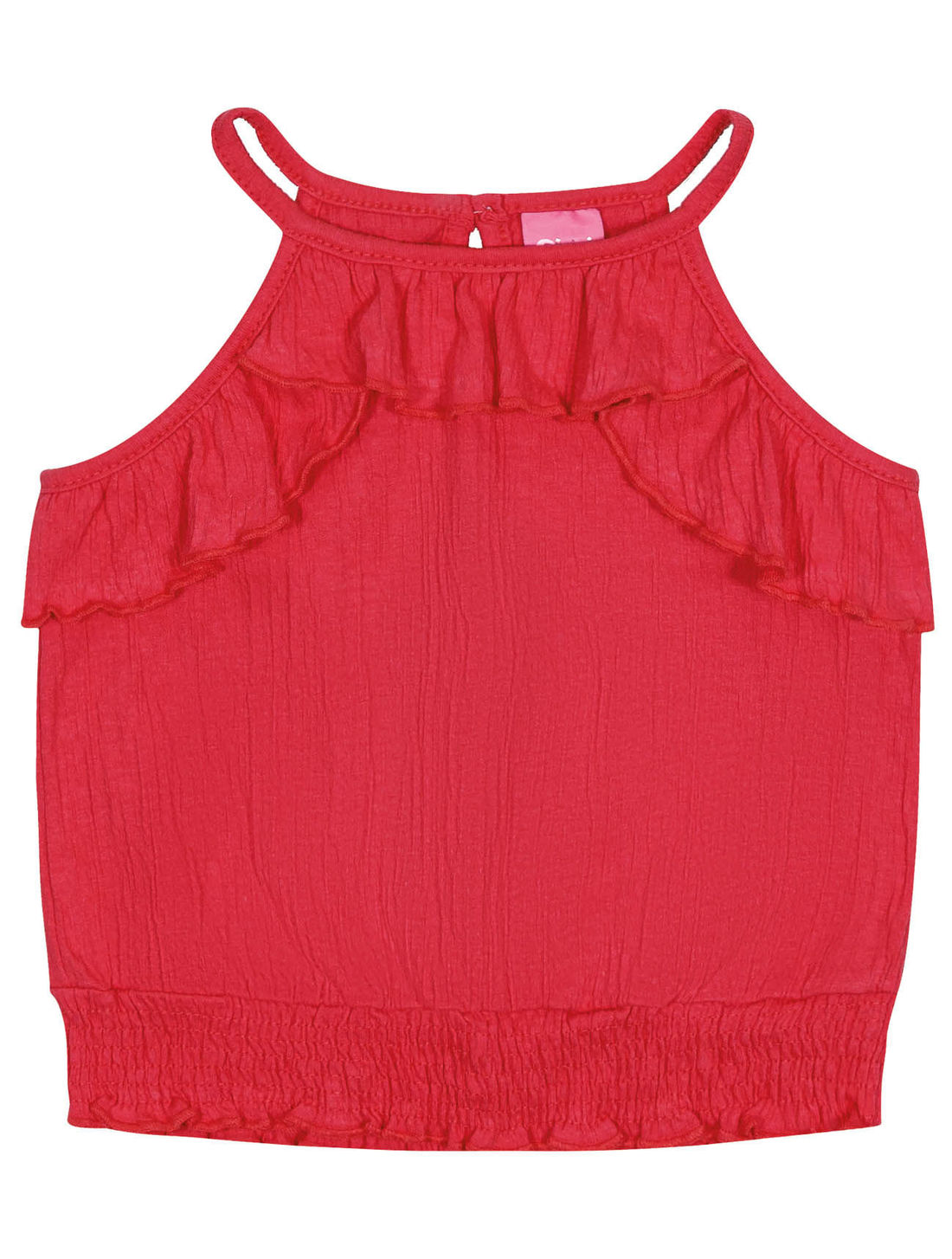 Conjunto Infantil Menina Blusa Boxy Babado E Saia-Short Rosa Cinti