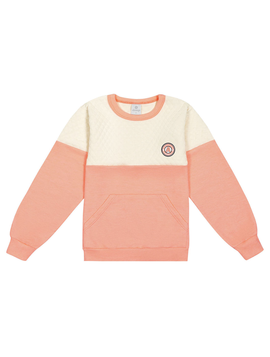 BLUSAO LARANJA NEON