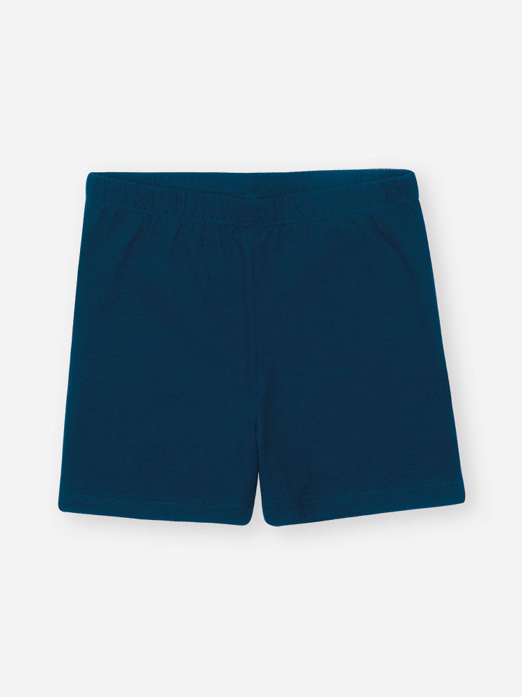 Shortinho Infantil Básico Malha Dress Blue