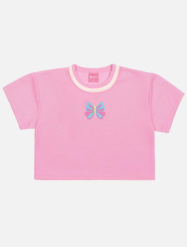 CONJ BLUSA E SHORTS RS BARBIE/RS BARBIE