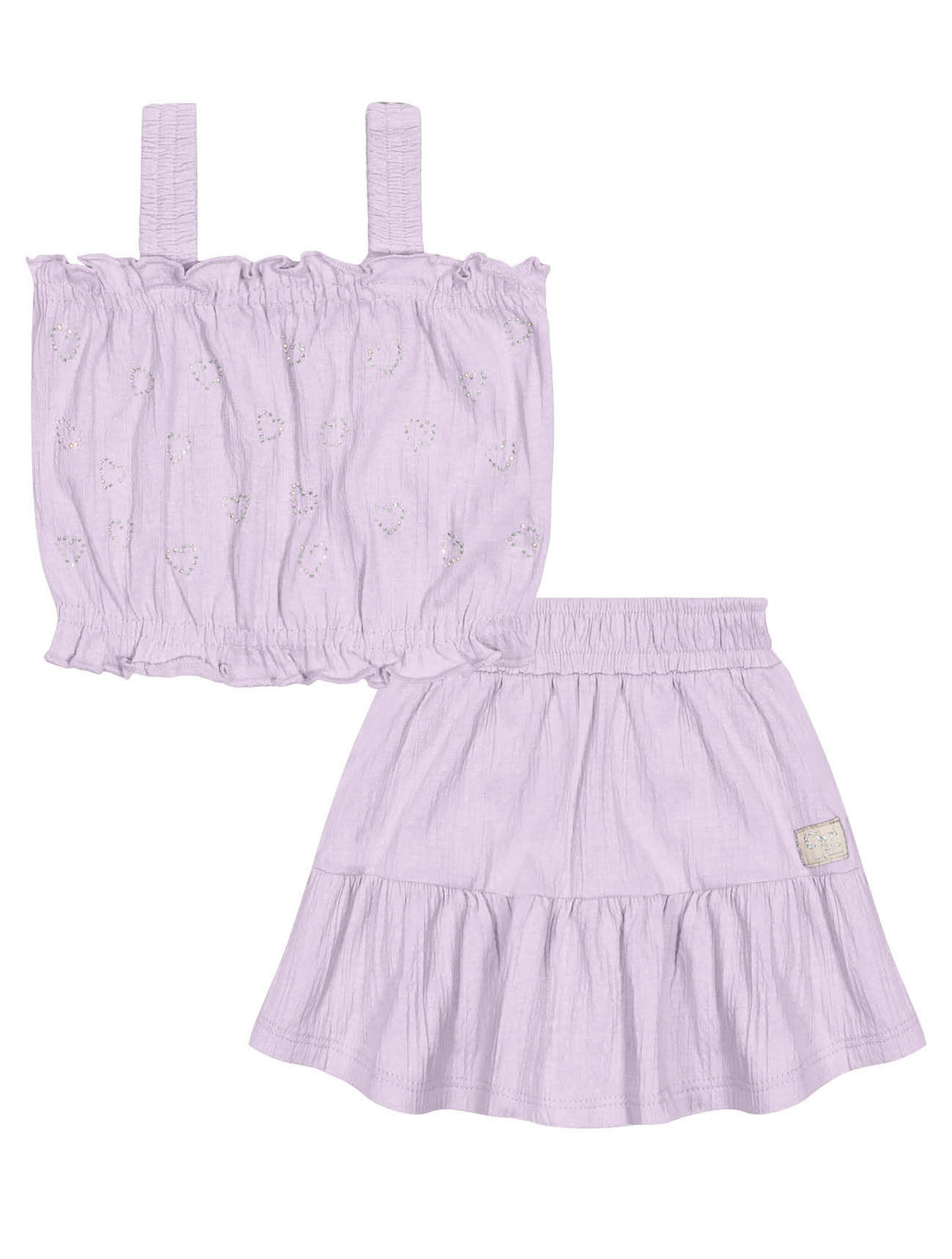 CONJ BLUSA E SAIA/SHORTS LL BRUMA/LL BRUMA