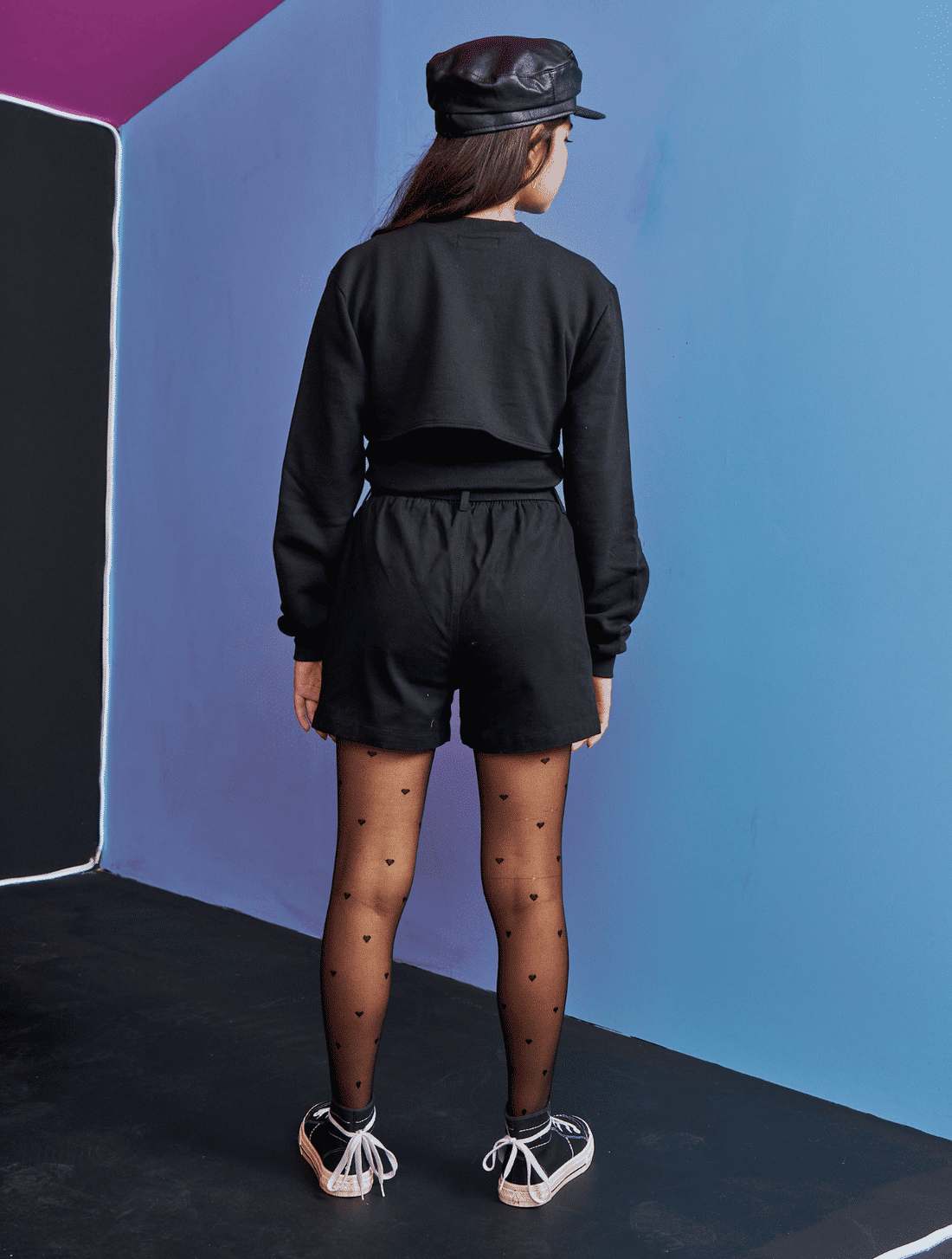 SHORTS PRETO