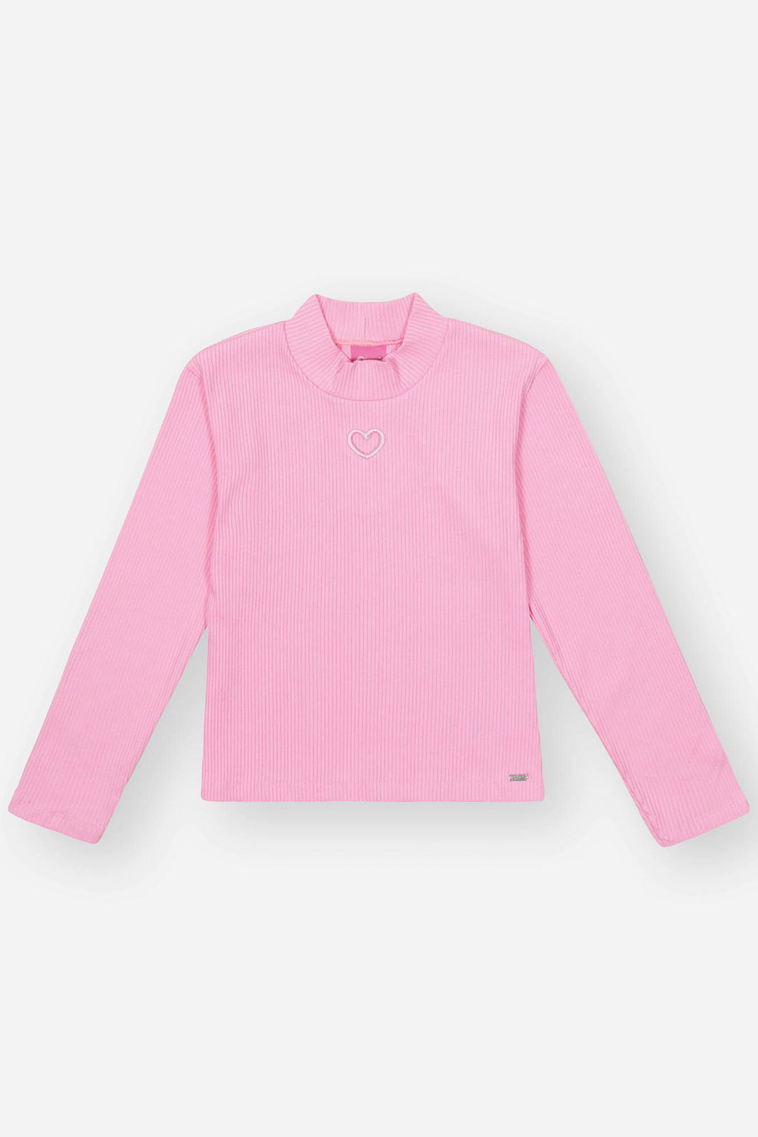 BLUSA MANGA LONGA ROSA IOGURTE