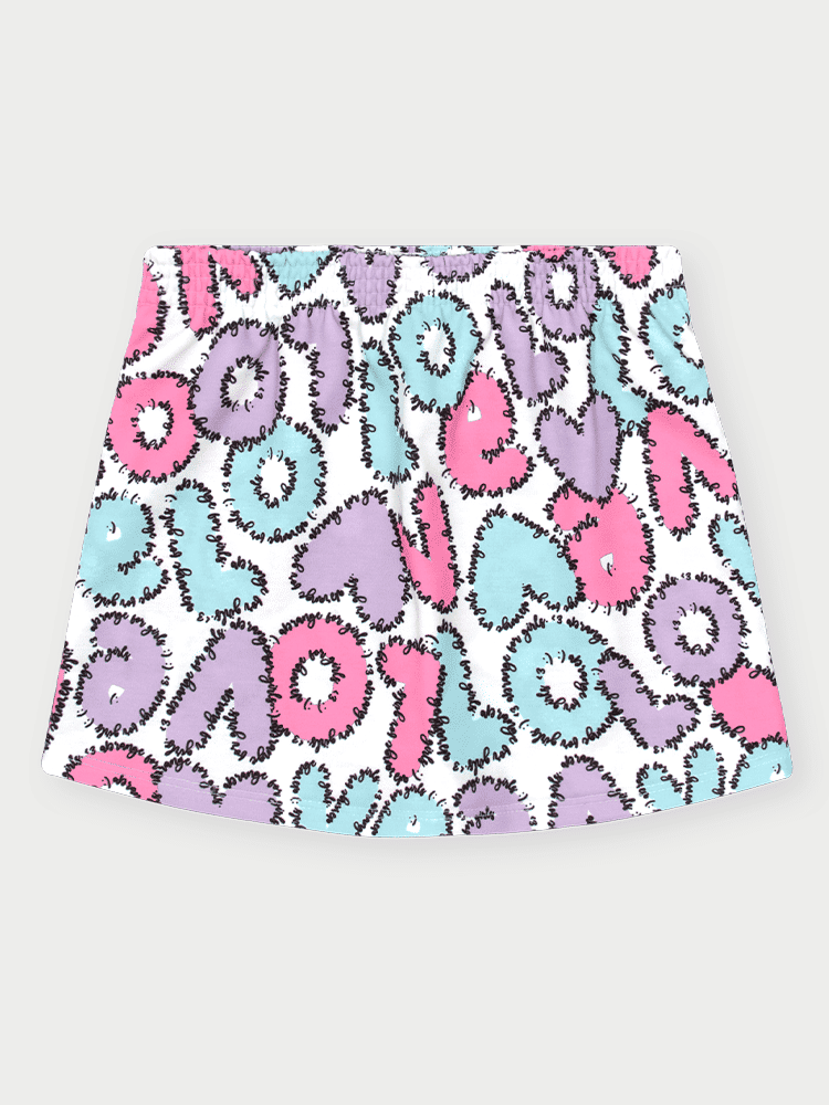 CONJ BLUSA E SHORTS/SAIA RS CONFETE/RS CONFET
