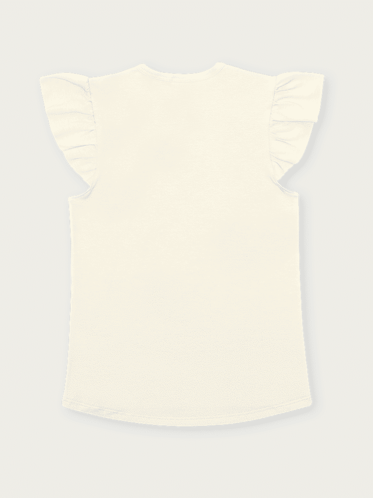 Conjunto Infantil Menina Unicórnio Listrado Natural Abrange