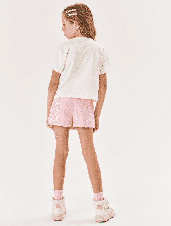 CONJ BLUSA E SHORTS/SAIA NATURAL/RS IOGURTE