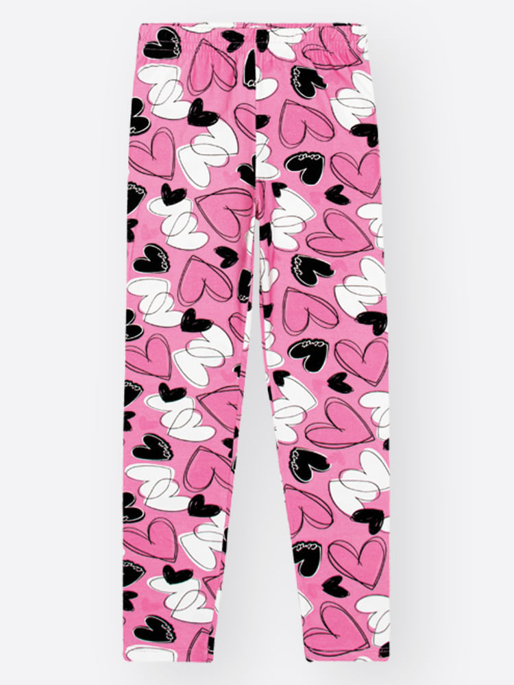 Conjunto Infantil Menina Fabulous Corações Mundo Cinti