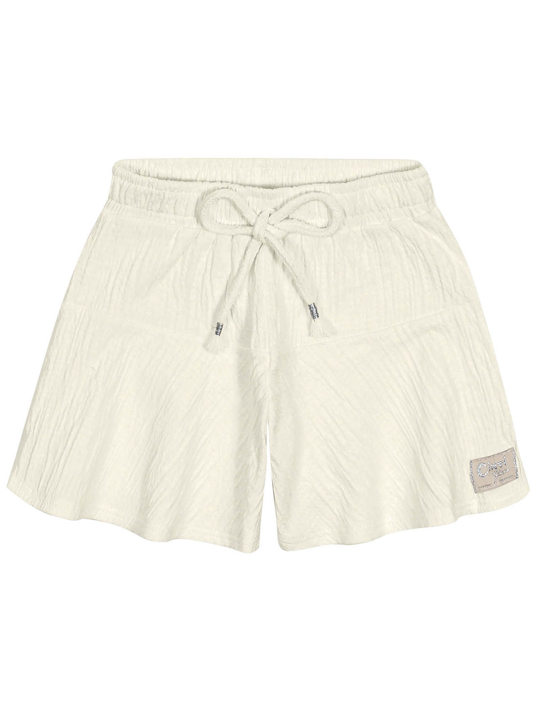 CONJ BLUSA, SHORTS E TIARA NATURAL/NATURAL/NATU
