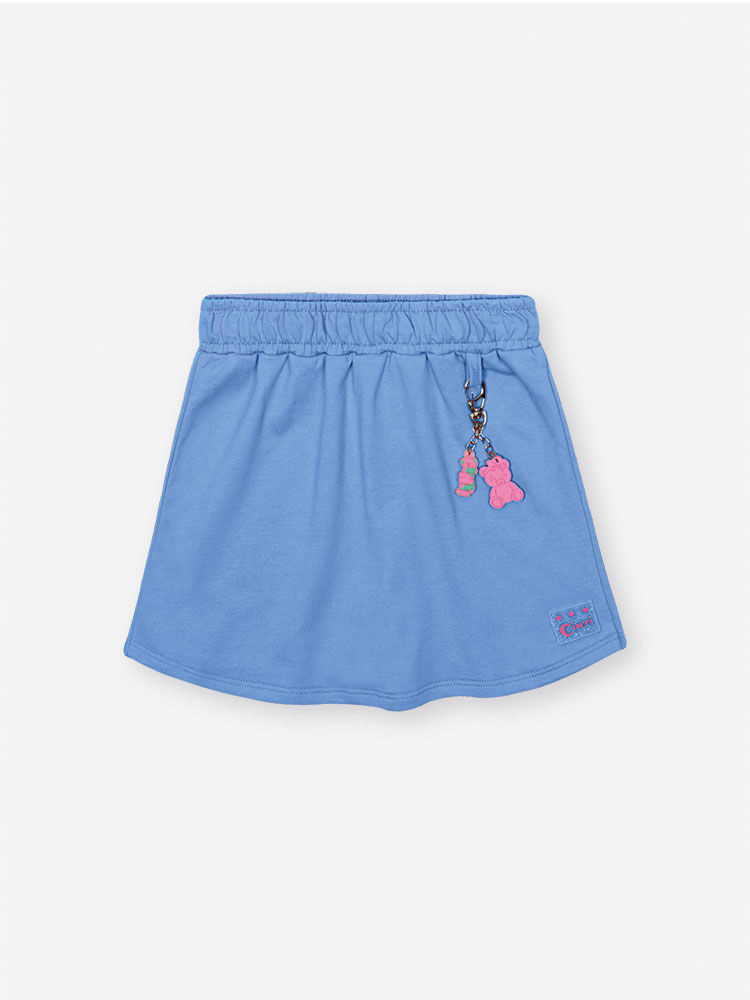 Conjunto Infantil com Regata e Shorts Saia em Moletinho com Kimono em Tule – Look Menina Verão com A NATURAL/AZ PROVENCE