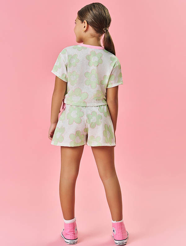 CONJ BLUSA E SHORTS RS CINTI/RS CINTI