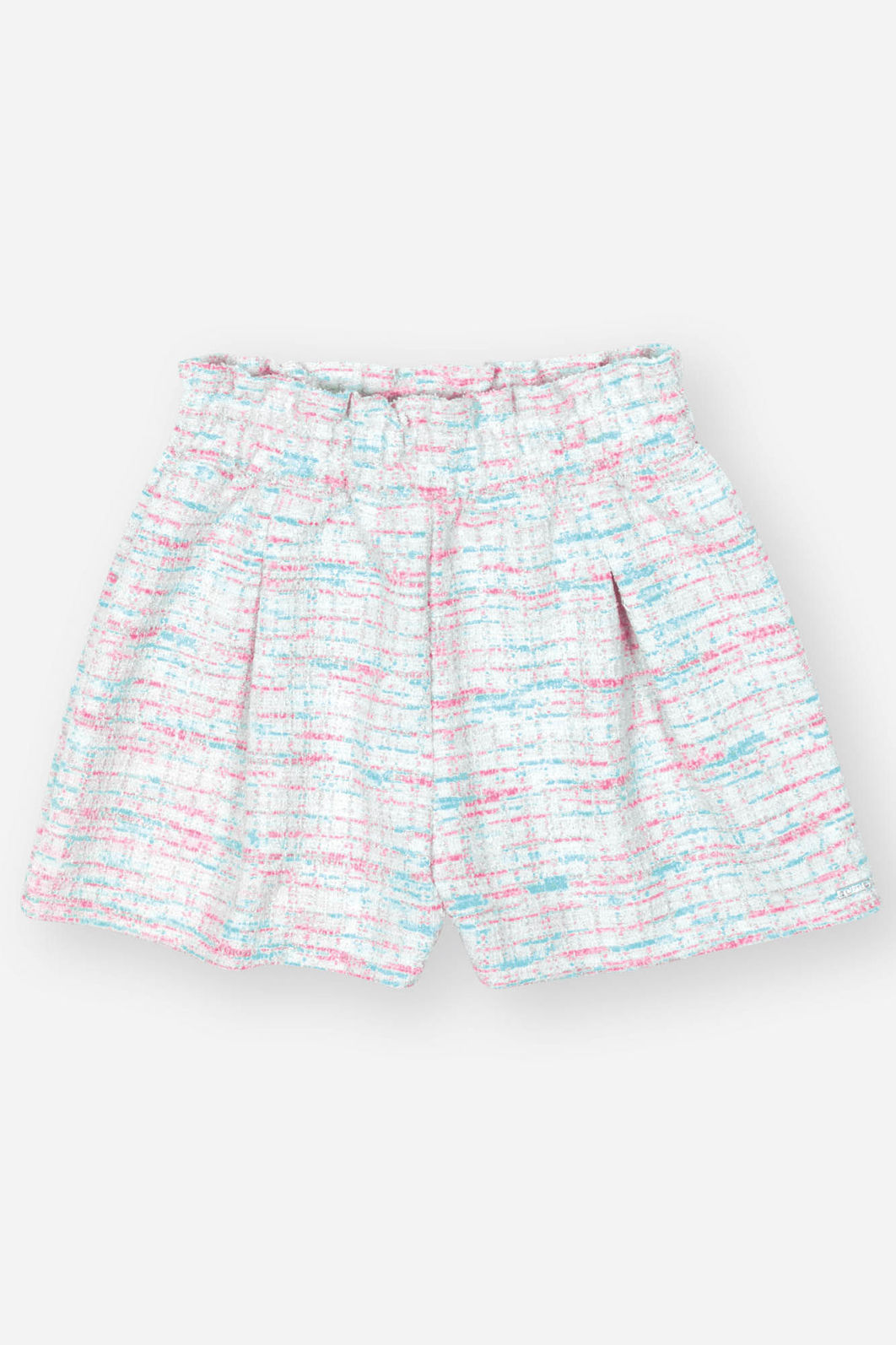 Conjunto Infantil Menina Blusa Magic E Short Azul Mundo Cinti