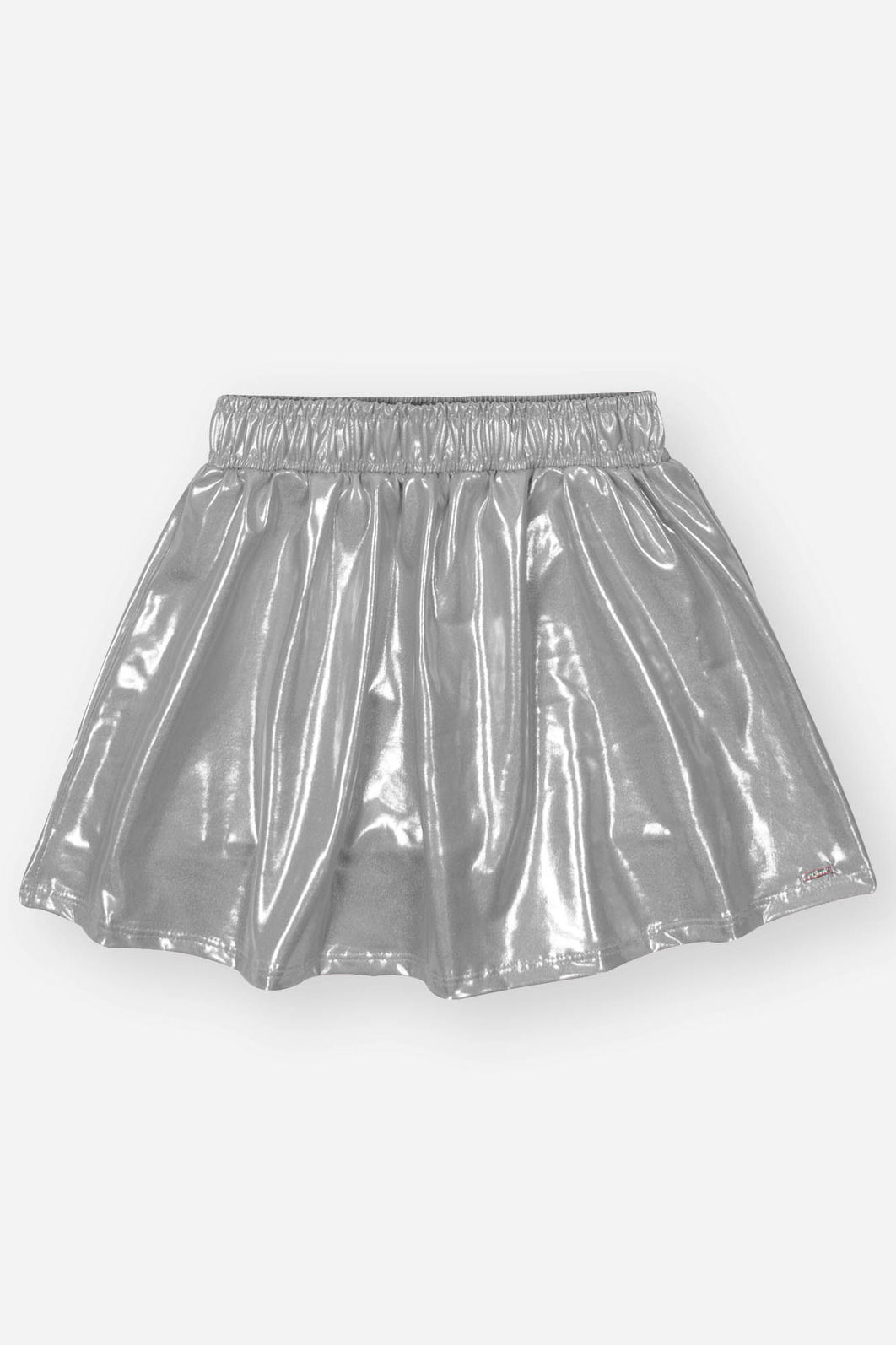 Conjunto Infantil Menina Blusão E Saia-Short Holográfico Lilás Mundo Cinti