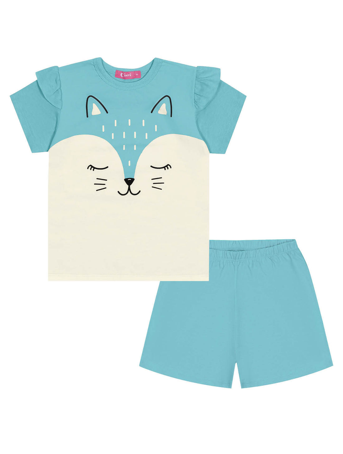 PIJAMA BLUSA E SHORTS AZ LITORAL/AZ LITORA
